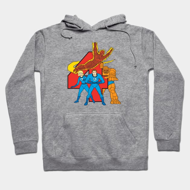 Fantastic Four Hoodie by Chewbaccadoll